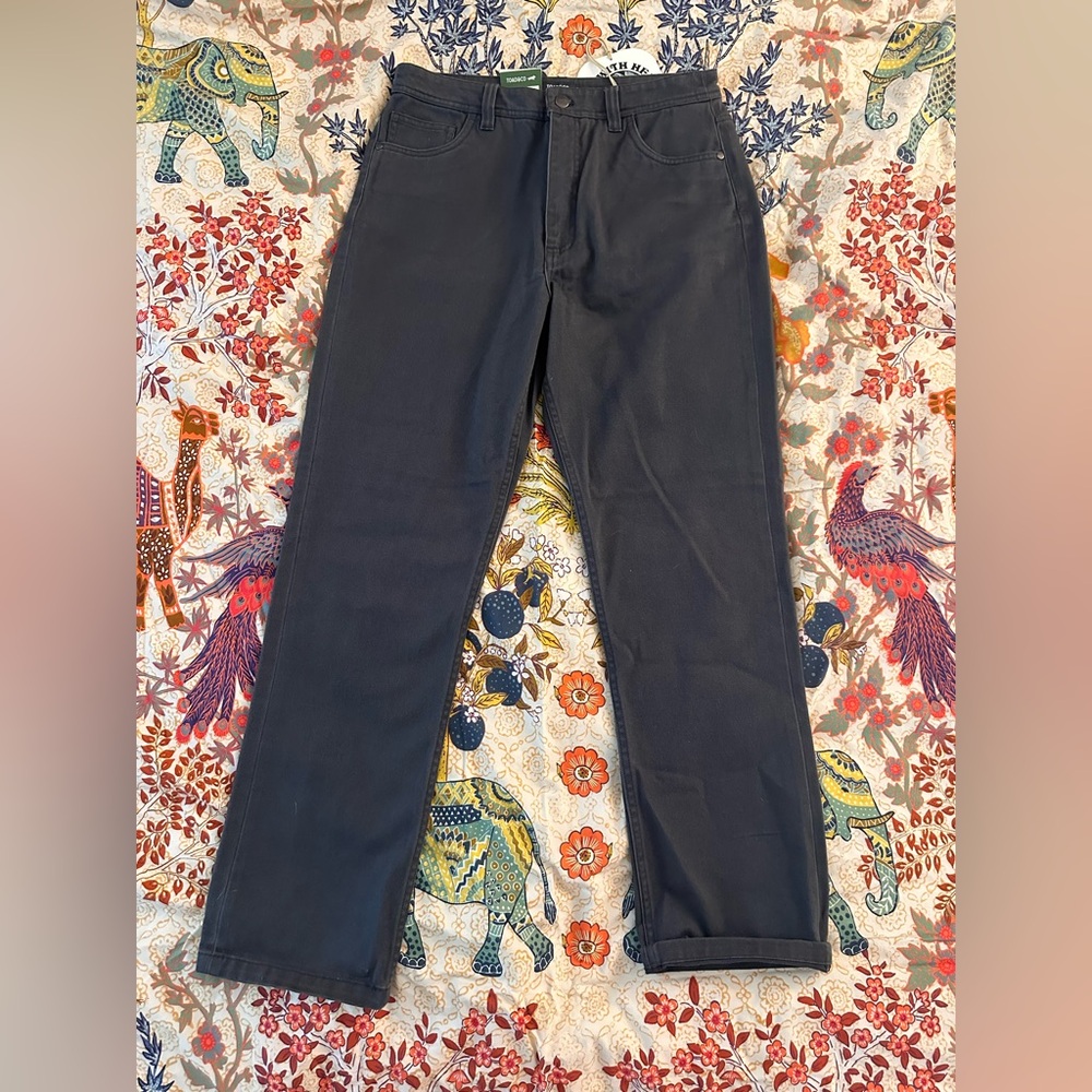 Toad&Co Women's Boyfriend Jeans in Charcoal